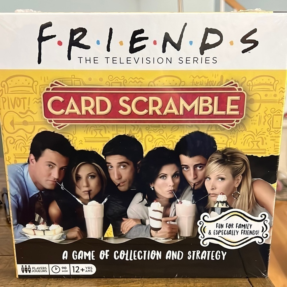 Friends Card Scramble NEW Board Game TV Series